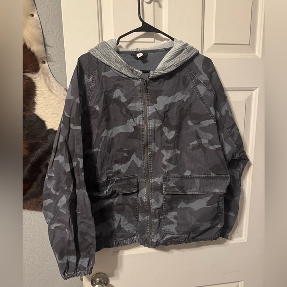 supplies Jackets & Blazers - Gray Hooded Jacket